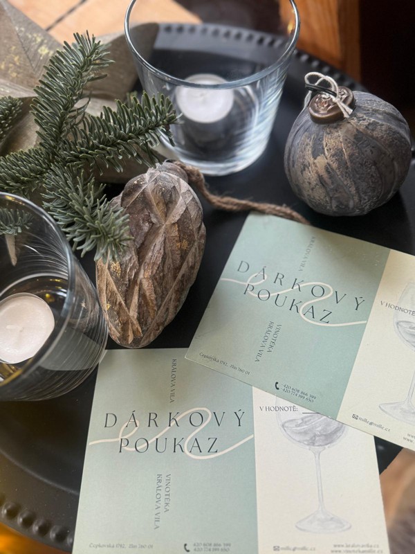 Dárkové poukazy Králova Vila Zlín